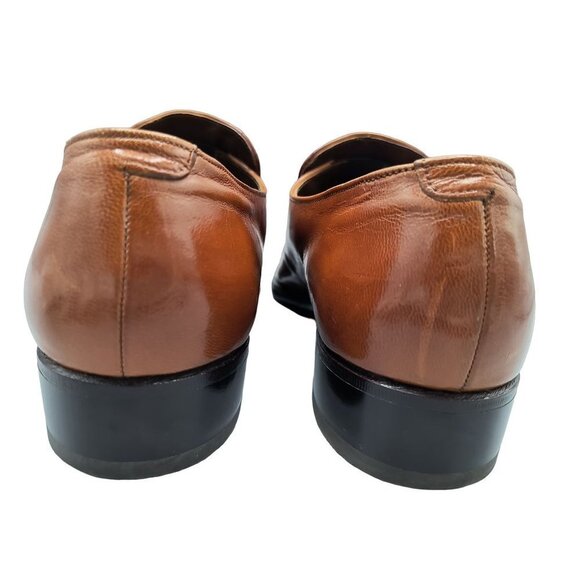 Vintage ‎ 1960's Florsheim Imperial Men's Brown Leather Tassel Loafers  SIZE 7.5 - Picture 6 of 9